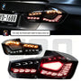 BMW 3 Series F30/F35 Taillight Assembly Retrofit | White Dragon Scale Venom LED Sequential Turn Signals + Dynamic Brake Lights | Original Plugs for Non-Destructive Installation