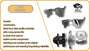 GT79452 Universal Transmission Husqvarna 587086703 589668301 Driver Kit RS800