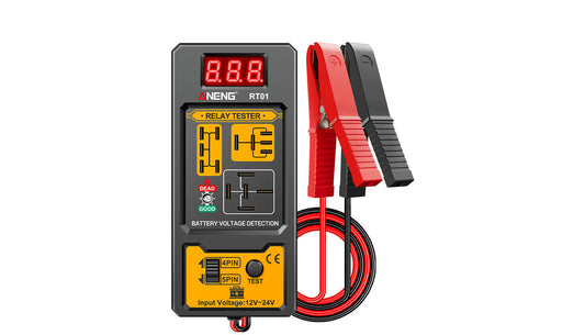 Automotive Relay Tester 12V/24V | Universal 4-Pin 5-Pin Analyzer | Digital Battery Voltage Test Tool Brand: Generic
