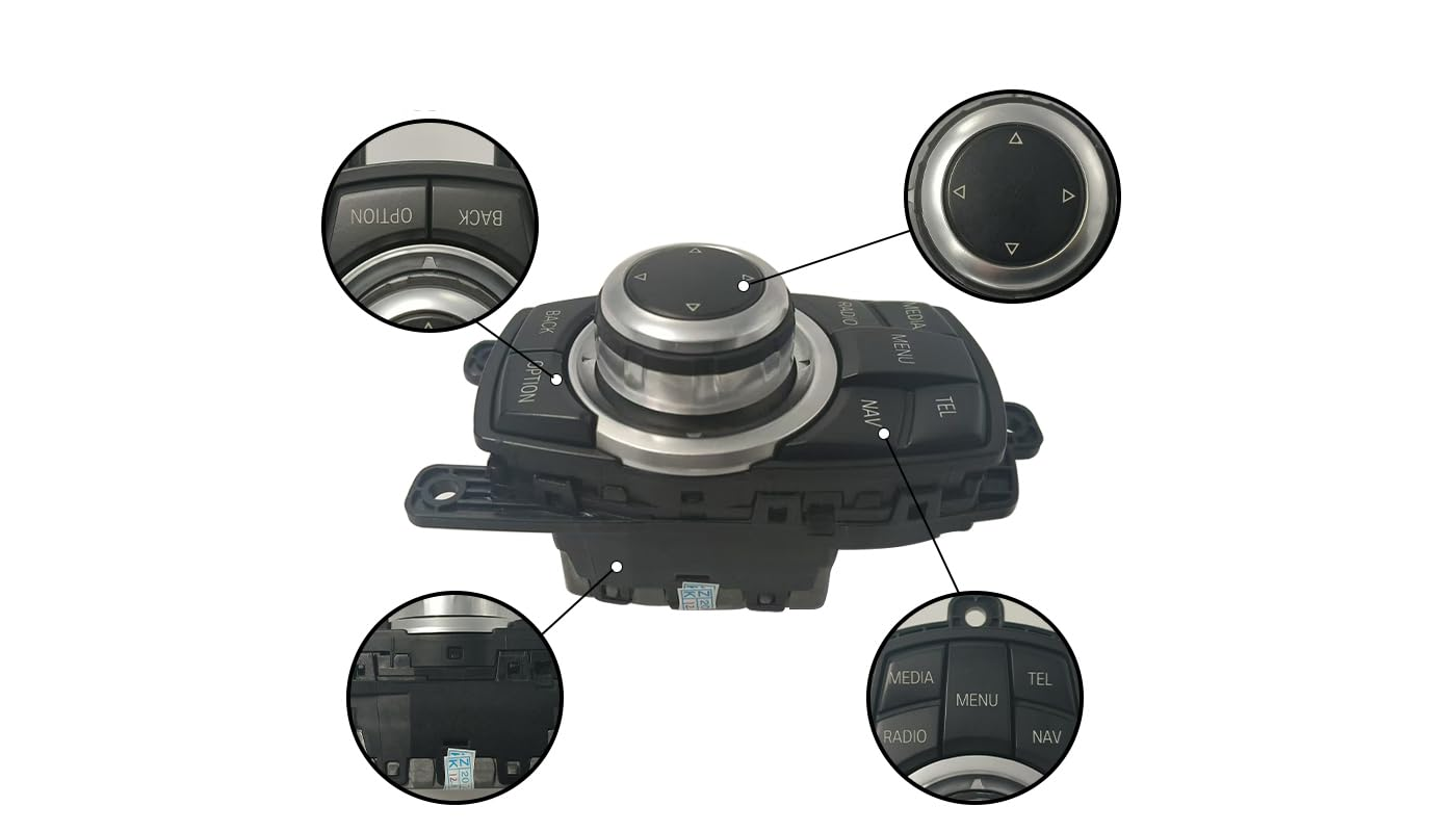 10 pin Media Switch Controller Joystick 65829206444 for BMW F07 F10 F11 F01 F02 F25 F04 Hybrid 5 7 X3 Series 2007-2017#65829206446 65829212451